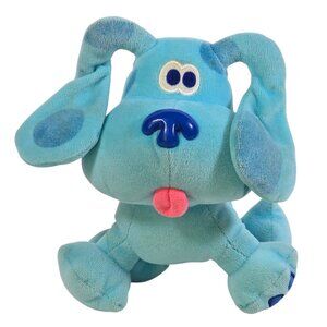 Blue's Clues Plush Stuffed Animal Dog Toy Eden Vintage 2000s Blue 7" Nickelodeon